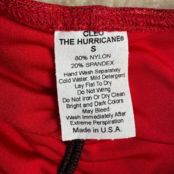 CLEO THE HURRICANE - Red bottoms Pole Fitness Exotic Dance Size Small NWT - Picture 2 of 3